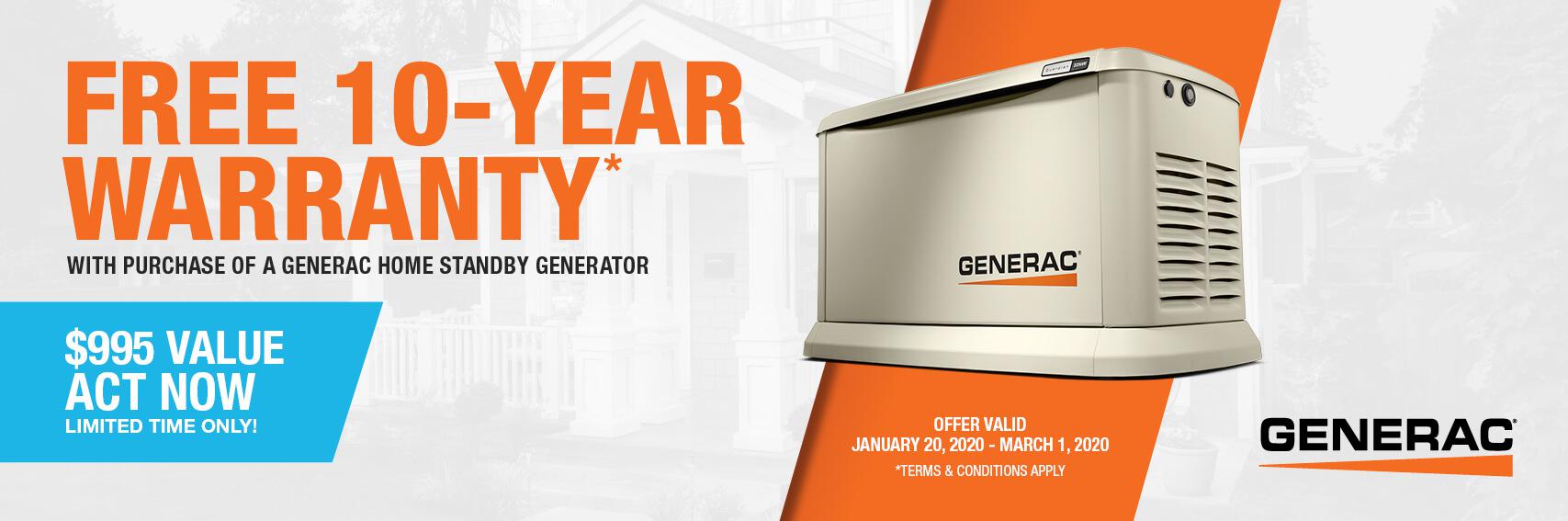 Homestandby Generator Deal | Warranty Offer | Generac Dealer | BREAUX BRIDGE, LA